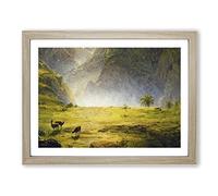 The Andes Of Ecuador By Frederic Edwin Church Classic Painting Framed Print | A3 Oak Framed Wall Art | Ready to Hang | Classic Religious Picture | Living Room Bedroom Lounge Office