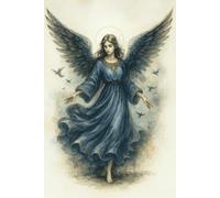 The Angel Within Notebook: A Spiritual Journal for Reflection, Healing and Divine Inspiration | 120 Pages | Squared Paper