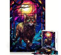 The Anggora Cat Wild Night 1000 Piece Jigsaw Puzzle for Teenagers Smart Game Relaxed Mind Pattern Assembly Santa Wish List (50x75cm)