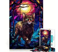 The Anggora Cat Wild Night 1000 Piece Jigsaw Puzzle for Teenagers Smart Game Relaxed Mind Pattern Assembly Santa Wish List (50x75cm)