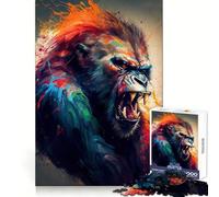 The Angry Ape 1000 Piece Jigsaws for Teenagers Puzzle Memory Gain Relaxing Fun Design Assembly Warm Surprise (38x52cm)