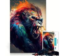 The Angry Ape 1000 Piece Jigsaws for Teenagers Puzzle Wise Think Toy Simple Fun Tight Cut Santa Wish Pick (50x75cm)