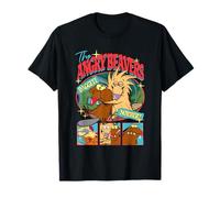 The Angry Beavers Daggett and Norbert Cartoon Collage T-Shirt