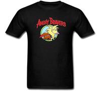 The Angry Beavers T Shirt Graphic Unisex Tee Black XL