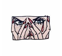 The Angry Crying Woman Patch Embroidered Applique Iron On Sew On Emblem