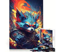 The Angry Powerful Raccoon Jigsaw Puzzles 1000 Piece for Teenagers Improve Memory Relaxing Fun Sharp Edge Unique Gift (50x75cm)