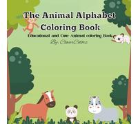 The Animal Alphabet: Educational and cute coloring book