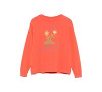 The Animals Observatory floral-print long sleeve T-shirt - Orange 2 yrs-3 yrs