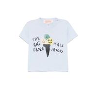 The Animals Observatory Pangolin T-shirt - Blue 6 mth-18 mth