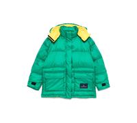 The Animals Observatory zip-up quilted jacket - Green 3 yrs-4 yrs