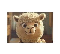 The Animated Alpaca Has Big Eyes 1000 Piece Jigsaw Puzzles For Adults Wooden Puzzles For Adults Gifts Home Decor