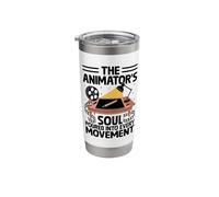 The Animator's Soul Poured Into Every Movement Draw Animate Stainless Steel Insulated Tumbler