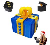 The Annoying Gift Box Present with Finger Christmas Prank Gift Box, Hilarious Gag Prank Boxes Surprise Gifts with Screws for Adults, 3D Funny Birthday Christmas Interactive Tabletop 2026 Ornament