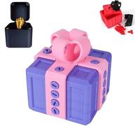 The Annoying Present,Finger Gifts Prank Gift Box with Screws for Adults,3D Printed Funny for Birthday Christmas,Interactive Tabletop Ornament with Surprise (I)
