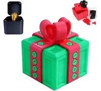 The Annoying Present,Finger Gifts Prank Gift Box with Screws for Adults,3D Printed Funny for Birthday Christmas,Interactive Tabletop Ornament with Surprise (G)