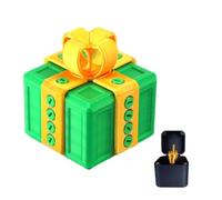 The Annoying Present with Middle Finger, Just for You, 2026 New Prank Box Bags with Middle Finger, Present Case with Screws, Annoying Funny 3D Printed Screw Gifts Boxes Ideal(H#,Black#)