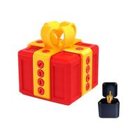 The Annoying Present with Middle Finger, Just for You, 2026 New Prank Box Bags with Middle Finger, Present Case with Screws, Annoying Funny 3D Printed Screw Gifts Boxes Ideal(E#,Black#)