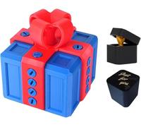 The Annoying Present with Twist Storage, Hilarious Gag Prank Boxes Surprise Gift Box with Screws for Adults,Prank Screw Gift Boxes, 3D Printed Funny For Birthday Christmas (J)