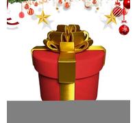 The AnnoyingPresent, Large Nested Screw Puzzle Box - 9.5x9.5x12.5cm 3D Printed Prank Gift Box for Cash, Reusable Creative Money Present for Birthday, Christmas & Party Games