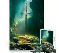 The Anointed Blade Jigsaw Puzzles for Adults1000 Pieces Think Smart Toy Family Bond Accurate Cut Seasonal Gift (38x52cm)