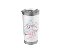 The Answer is Always Tacos, Ransom Note - Taco Tuesday Stainless Steel Insulated Tumbler