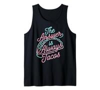 The Answer is Always Tacos, Ransom Note - Taco Tuesday Tank Top
