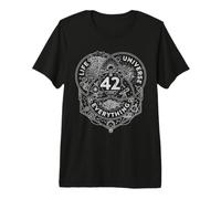 The Answer to Life The Universe and Everything Don't Panic Premium T-Shirt