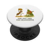 The Ant and the Grasshopper Classic Aesop’s Fable PopSockets Adhesive PopGrip
