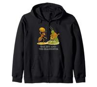 The Ant and the Grasshopper Classic Aesop’s Fable Zip Hoodie