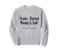The Anti-Social Book Club Introverted Readers Gothic. Sweatshirt