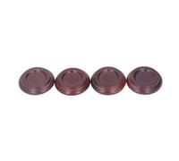 The Anti -vibration Piano Tups Are Wearing with The No -slip Resistant to 4pcs for Piano. (Brown)