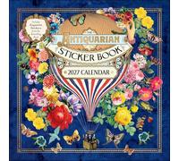 The Antiquarian Sticker Book 2027 Wall Calendar : with Stickers