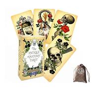 The Antique Anatomy Tarot Cards,with bag,Firend Game,Fortune Telling Toys