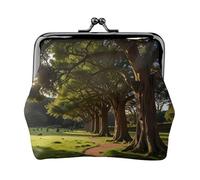 The Antiquity of Yew Women’s Small Coin Purse,Rectangle Kiss Lock Coin Pouch, Pocket-Sized, Mini Coin Purse for Women