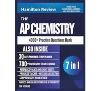 The AP Chemistry 4000+ Practice Questions Bank: With 700+ Flashcards, 30 Days Printable Study Planner , Comprehensive Exam Review, Cheat Sheets and Success Stories Of AP Chemistry Top Scorers
