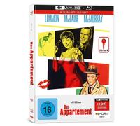 THE APARTMENT 2 Disc Ltd Ed Mediabook / Jack Lemmon (4K Ultra HD) RB Blu-ray
