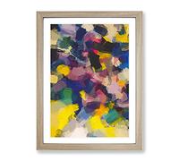 The Apocalypse Abstract Framed Print | A4 Oak Framed Wall Art | Ready to Hang | Abstract Fantasy Picture | Living Room Bedroom Lounge Office