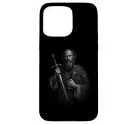 The apostle paul with sword and bible spiritual armor script Case for iPhone 15 Pro Max