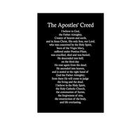 The Apostles Creed Canvas Poster Wall Art Decor Print Picture Paintings for Living Room Bedroom Decoration Unframe: 12x18inch(30x45cm)