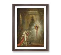 The Apparition By Gustave Moreau Classic Painting Framed Print | A2 Walnut Framed Wall Art | Ready to Hang | Classic Historical Picture | Living Room Bedroom Lounge Office