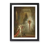 The Apparition By Gustave Moreau Classic Painting Framed Print | A3 Black Framed Wall Art | Ready to Hang | Classic Historical Picture | Living Room Bedroom Lounge Office