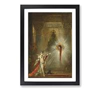 The Apparition by Gustave Moreau Framed Print | A2 Black Framed Wall Art | Ready to Hang | Modern Nature Picture | Living Room Bedroom Lounge Office