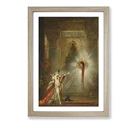 The Apparition by Gustave Moreau Framed Print | A2 Oak Framed Wall Art | Ready to Hang | Modern Nature Picture | Living Room Bedroom Lounge Office