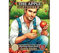 THE APPLE GATHERER - Harvest Days and Gentle Smiles: 60 realistic arts of men in autumn orchards - picking apples, holding baskets, and surrounded by ... of fall and relaxing portrait coloring.