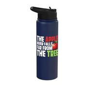 The Apple Never Falls Far from The Tree Apple Stainless Steel Insulated Water Bottle