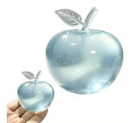 The Apple Shaped Stress Balls Toys, Handmade Clear Sticky Fruit Squishies, Soft Novelty Rebounding Squishies Squeeze Toys for Anxiety Relief & Focus, Party Favors