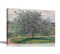 The Apple Tree By Claude Monet Canvas Pictures Framed Prints Wall Art Home Office Work Artwork 101 x 76cm (40 x 30 inches)