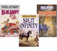 The Apprentice Adept 3 Book Set - Book One: Split Infinity - Book Two: Blue Adept - Book Three: Juxtaposition