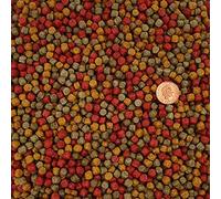 The Aqua Shack - All Season Variety Floating Pellets Fish Food Pond Koi Goldfish (3mm Pellet Size, 250g)