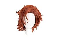 The Arcana Cosplay Wigs Mystery Asra White Wig Julian Devorak Red Brown Hair Cosplay Wig + Wig Cap Julian Devorak